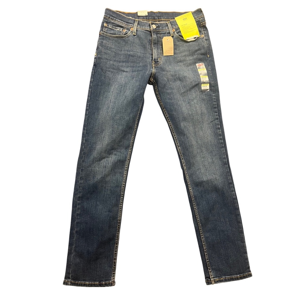 Levi's 511 Slim Jeans Mens‎ 33x32 Blue Flex Performance Stretch Denim Casual